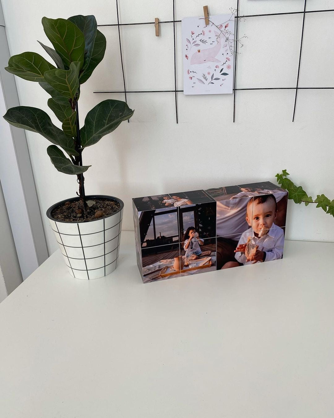 12 Fotoğraflı Sihirli Anı Küpü